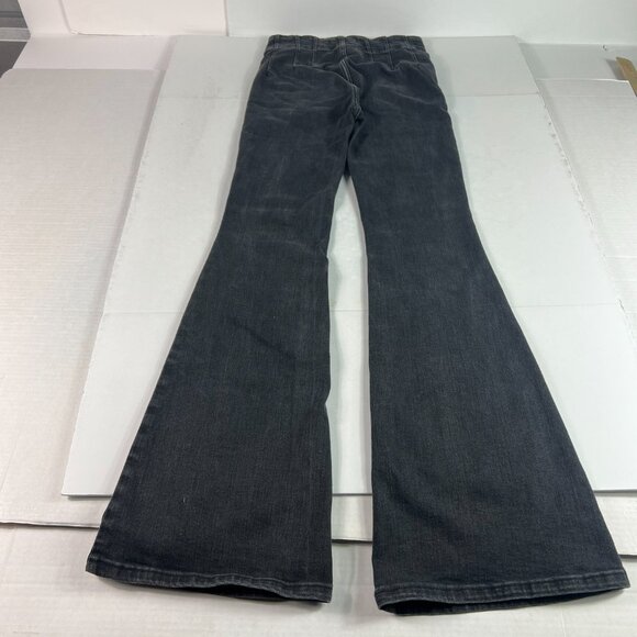 We The Free Jeans Womens 26x31* Jayde High Rise Flare Black Stretch Denim Tag 26 - Picture 8 of 16